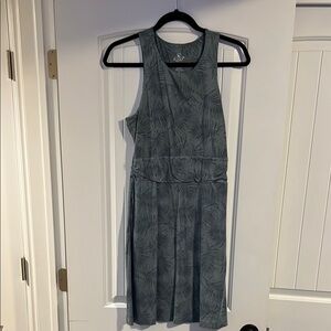 Kuhl Gray Pleated A-line Midi Dress